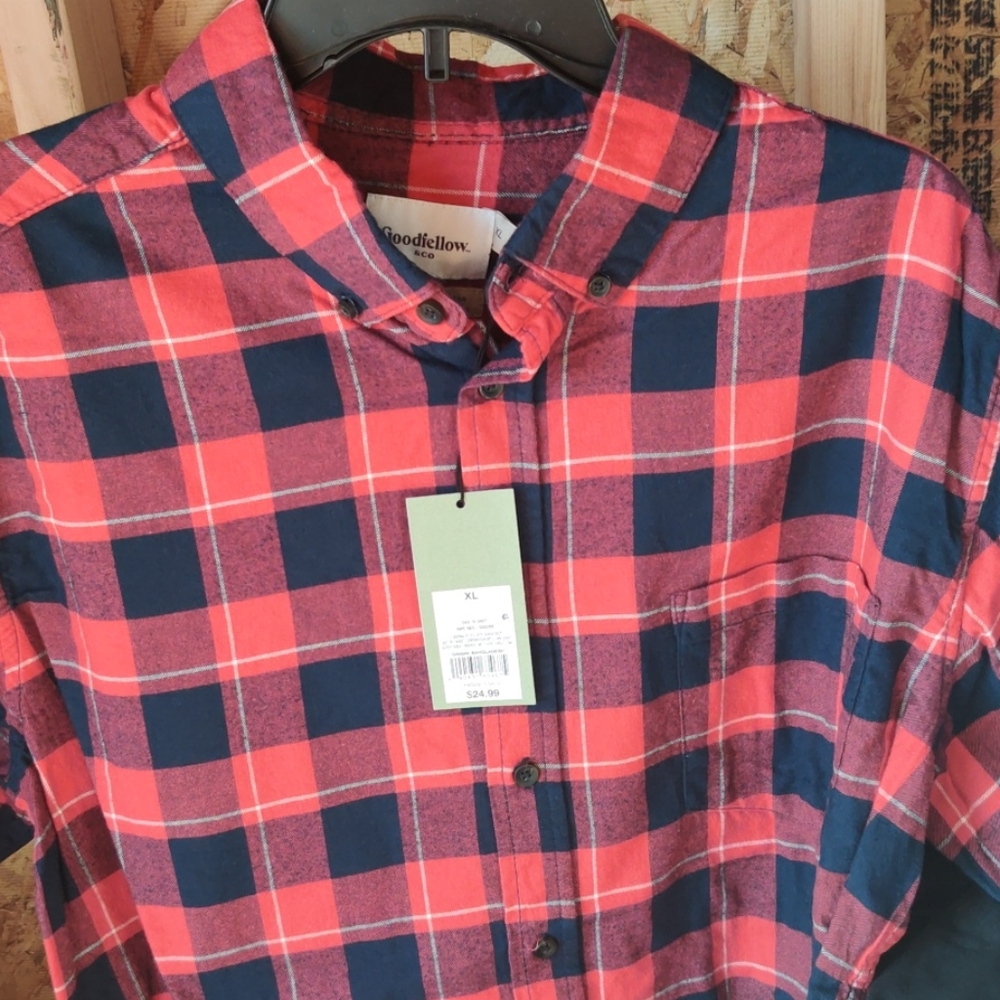 Man's extra large flannel shirt